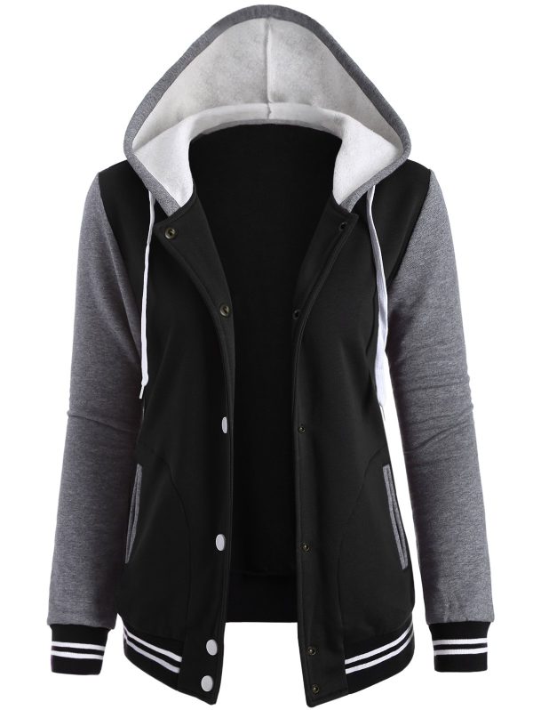 Varsity Baseball Fleece Hoodie Jacket